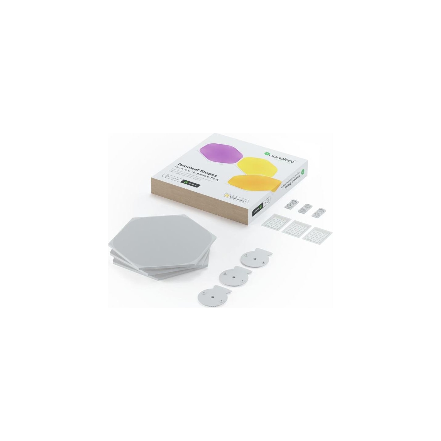 Nanoleaf | Shapes Hexagon - Expansion pack (3 panels) | 16M+ colours
