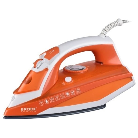 Brock BSI 5503 OR Steam Iron 2600W, Orange