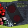 Brock EP 200 BK Two Ring Electric Hob 2500W, Black