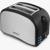 Brock BT 1003 SS Toaster 800W, Black/Steel