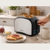 Brock BT 1003 SS Toaster 800W, Black/Steel