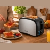 Brock BT 1003 SS Toaster 800W, Black/Steel