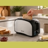 Brock BT 1003 SS Toaster 800W, Black/Steel