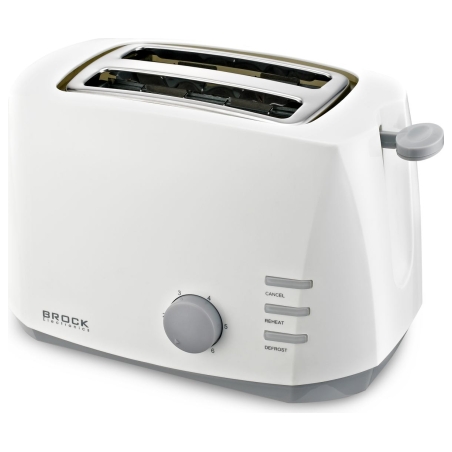 Brock BT 1002 WH Toaster 800W, White