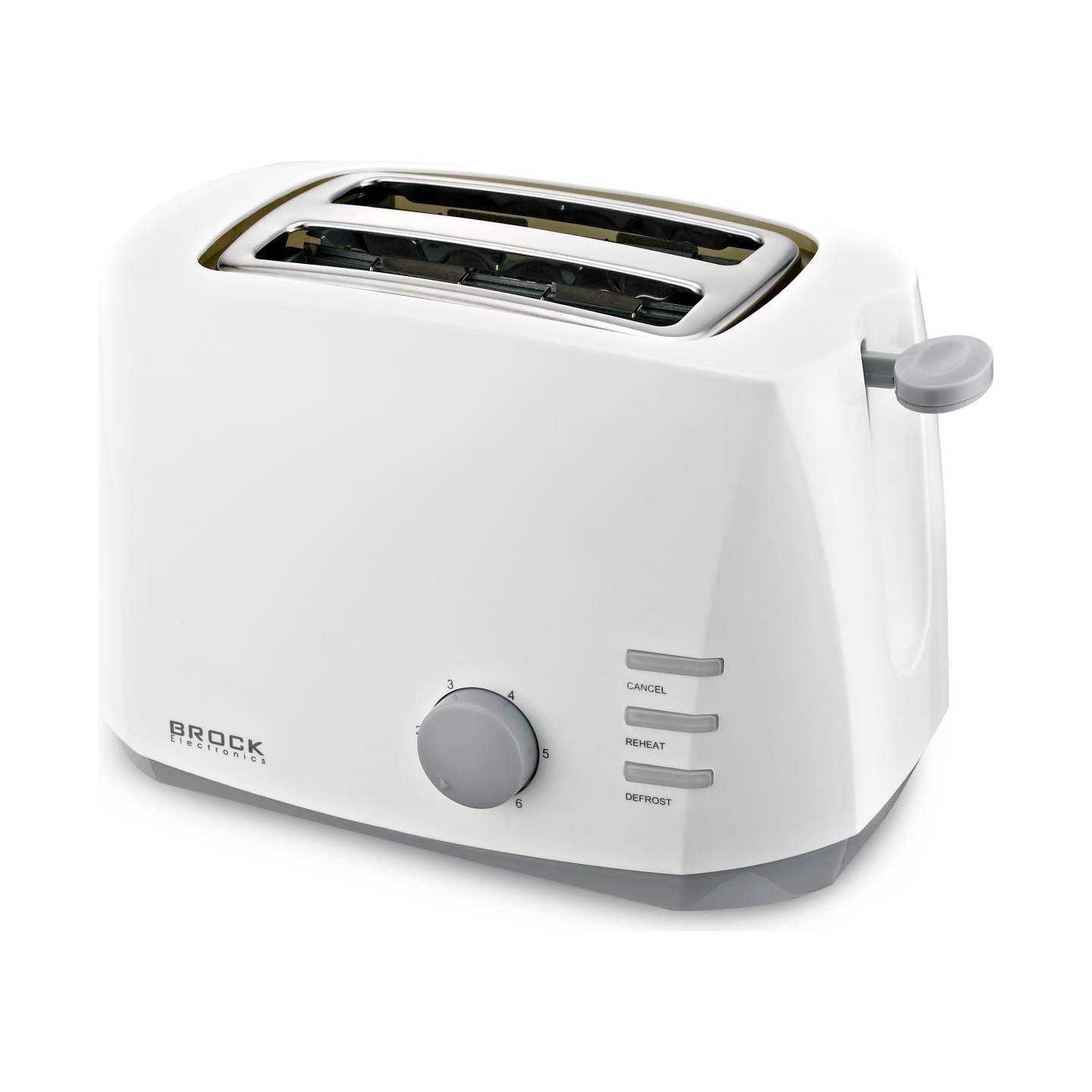 Brock BT 1002 WH Toaster 800W, White