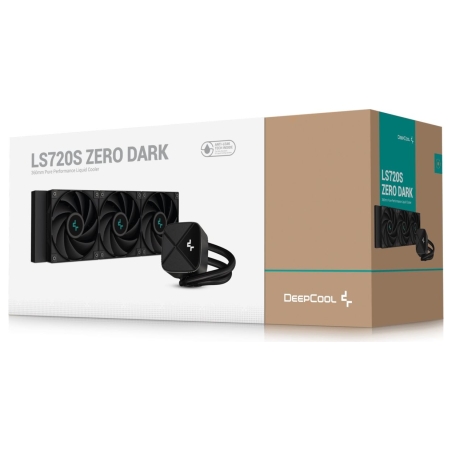 Deepcool | Digital Liquid CPU Cooler | LS720S ZERO DARK | Intel, AMD