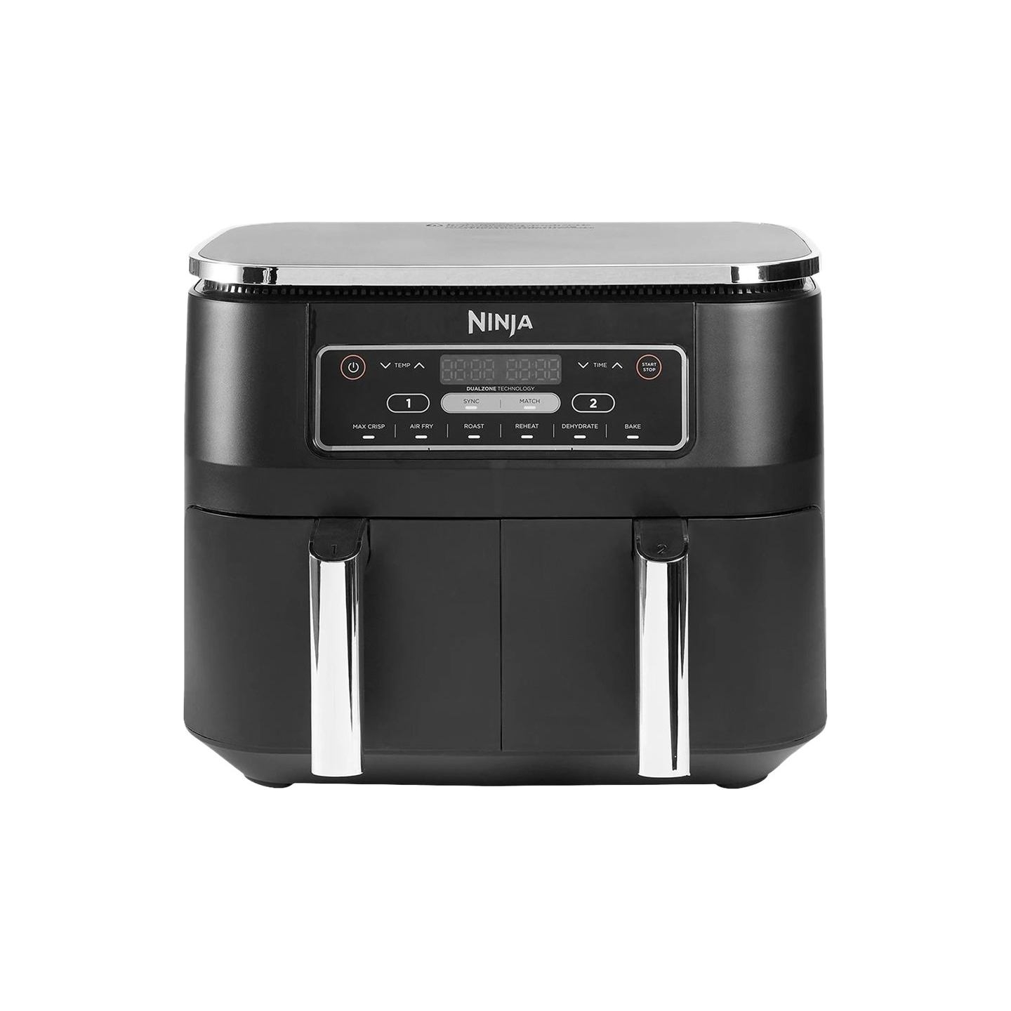 Ninja | Air Fryer | AF300 | Power 1 frying compartment: 1200 W; 2 frying compartments: 2400 W W | Capacity 7.6 L | Black