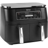 Ninja | Air Fryer | AF300 | Power 1 frying compartment: 1200 W; 2 frying compartments: 2400 W W | Capacity 7.6 L | Black