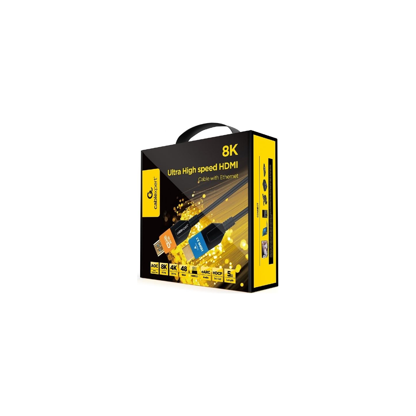 Cablexpert Active Optical (AOC) Ultra High speed HDMI cable with Ethernet AOC Series, 5 m | CC-HDMI8K-AOC-5M