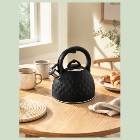 Brock MWK 002 BK La Cuisinette Kettle 2,7L Black/Steel