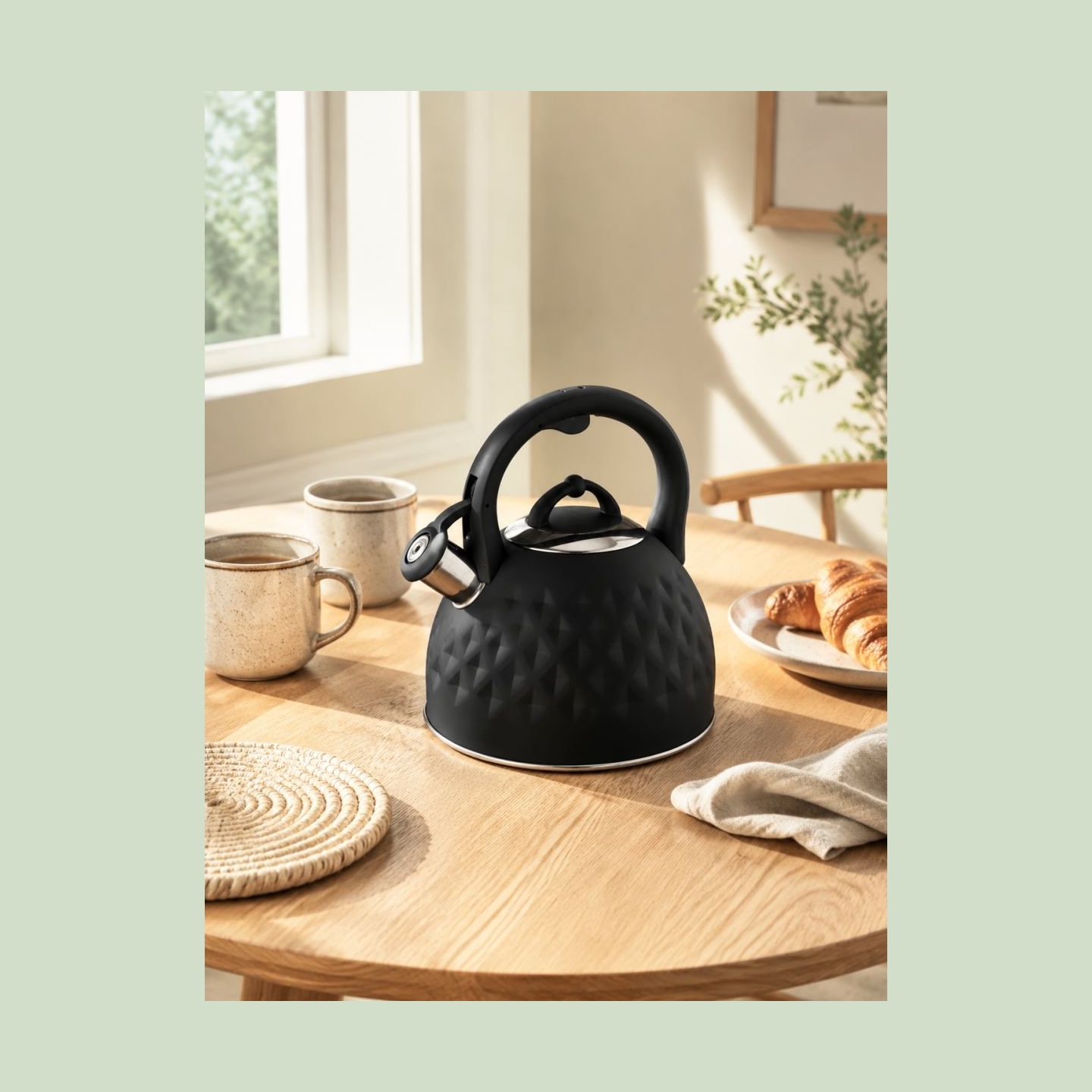 Brock MWK 002 BK La Cuisinette Kettle 2,7L Black/Steel