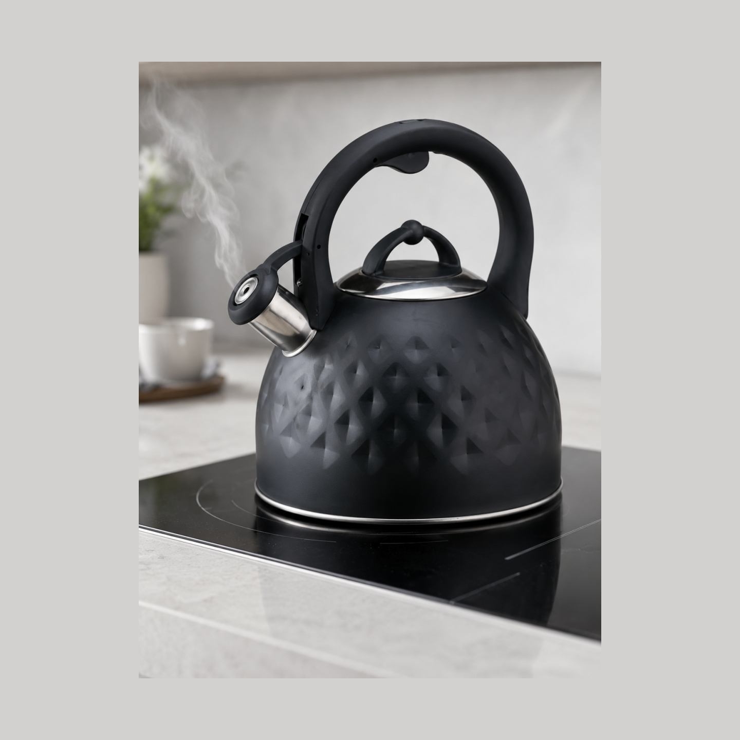 Brock MWK 002 BK La Cuisinette Kettle 2,7L Black/Steel