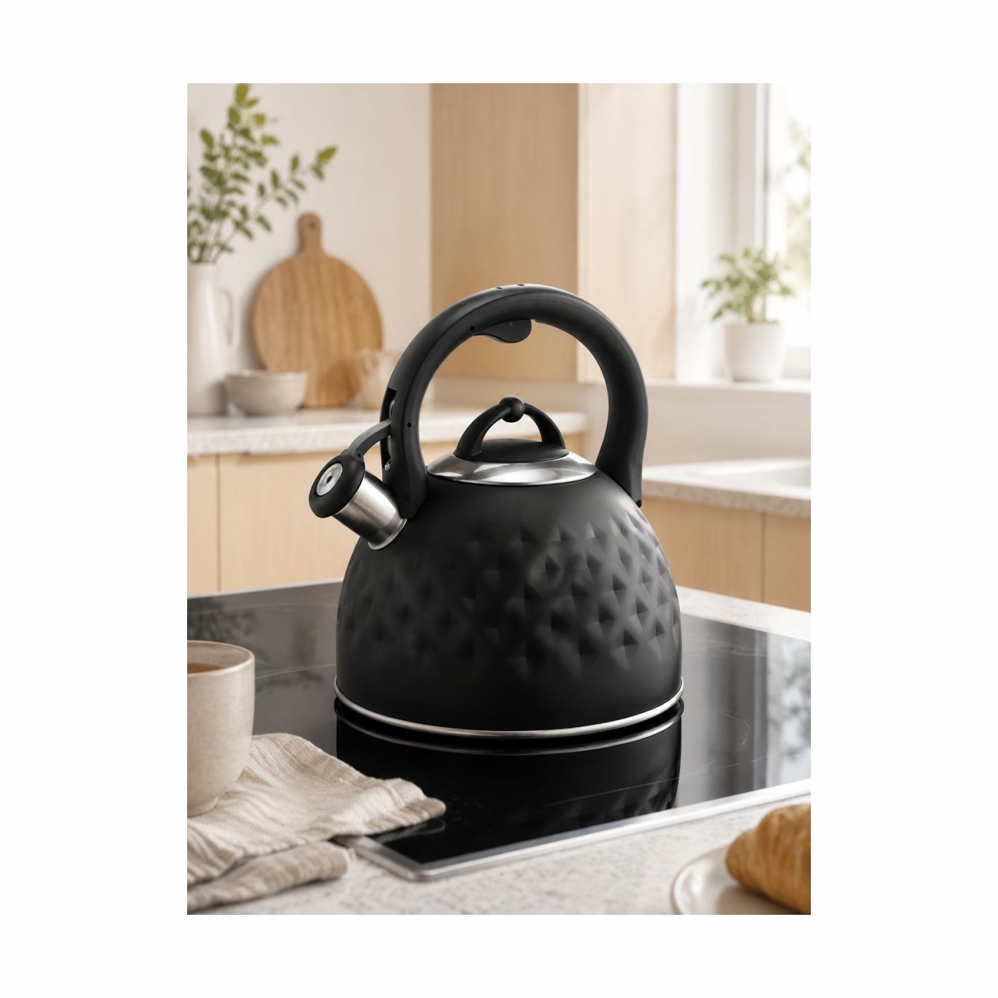 Brock MWK 002 BK La Cuisinette Kettle 2,7L Black/Steel