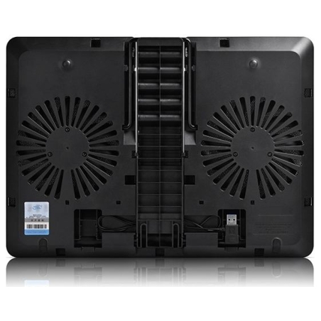 Deepcool | U-Pal | Notebook stand- cooler up to 19" | Black