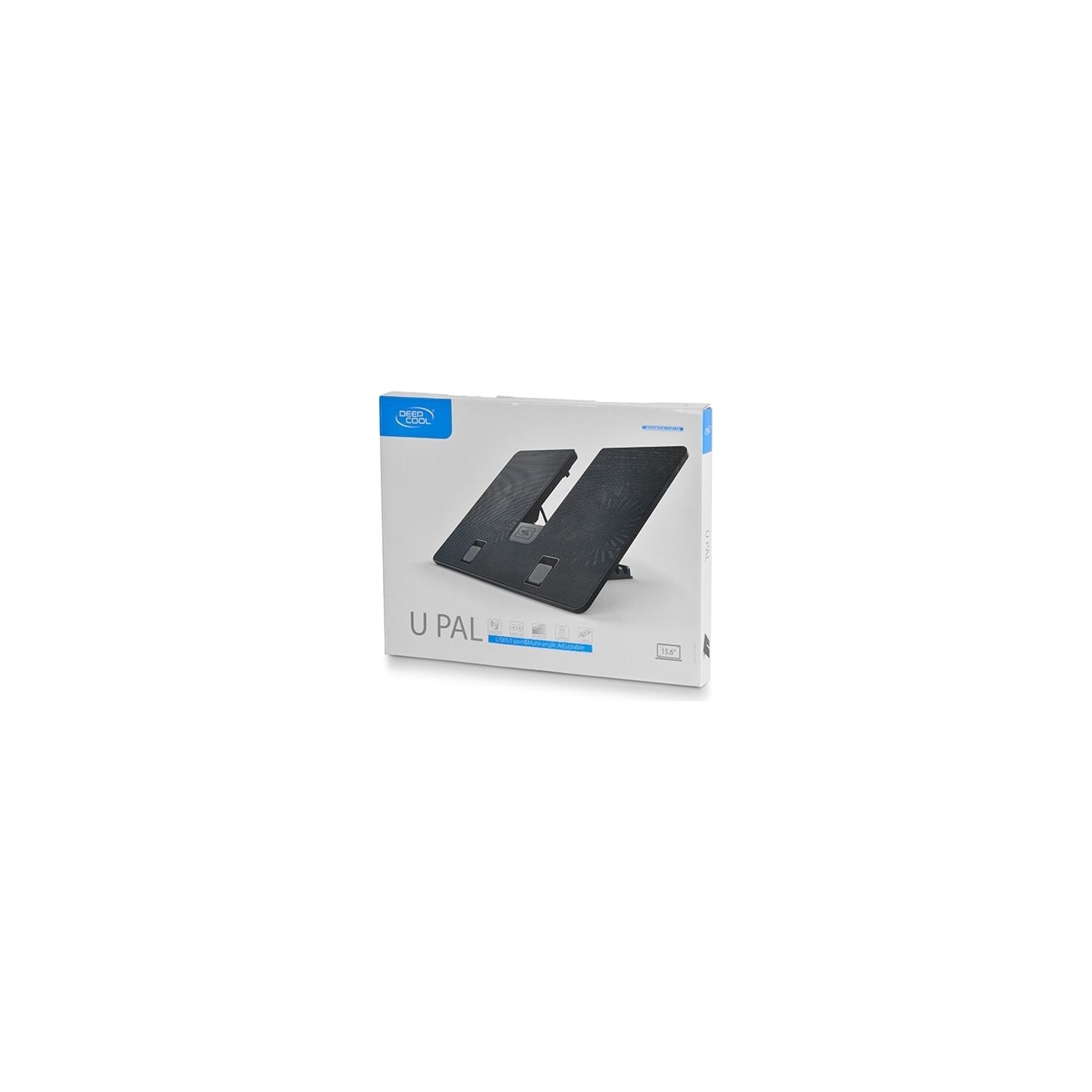Deepcool | U-Pal | Notebook stand- cooler up to 19" | Black