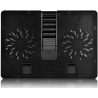 Deepcool | U-Pal | Notebook stand- cooler up to 19" | Black
