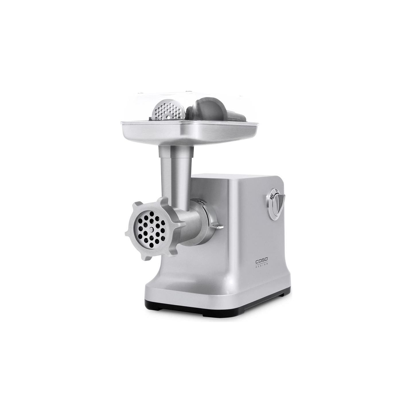 Caso | Meat Grinder | FW2000 | Silver | Number of speeds 2 | Accessory for butter cookies; Drip tray