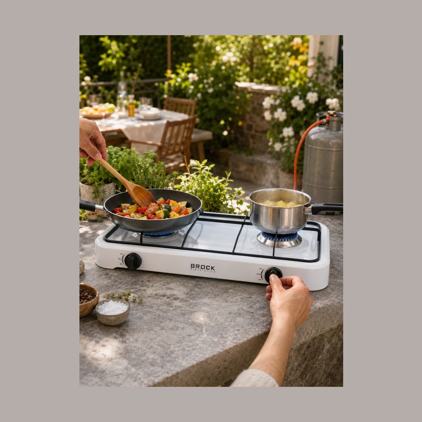 Brock GS 002 W Gas Stove