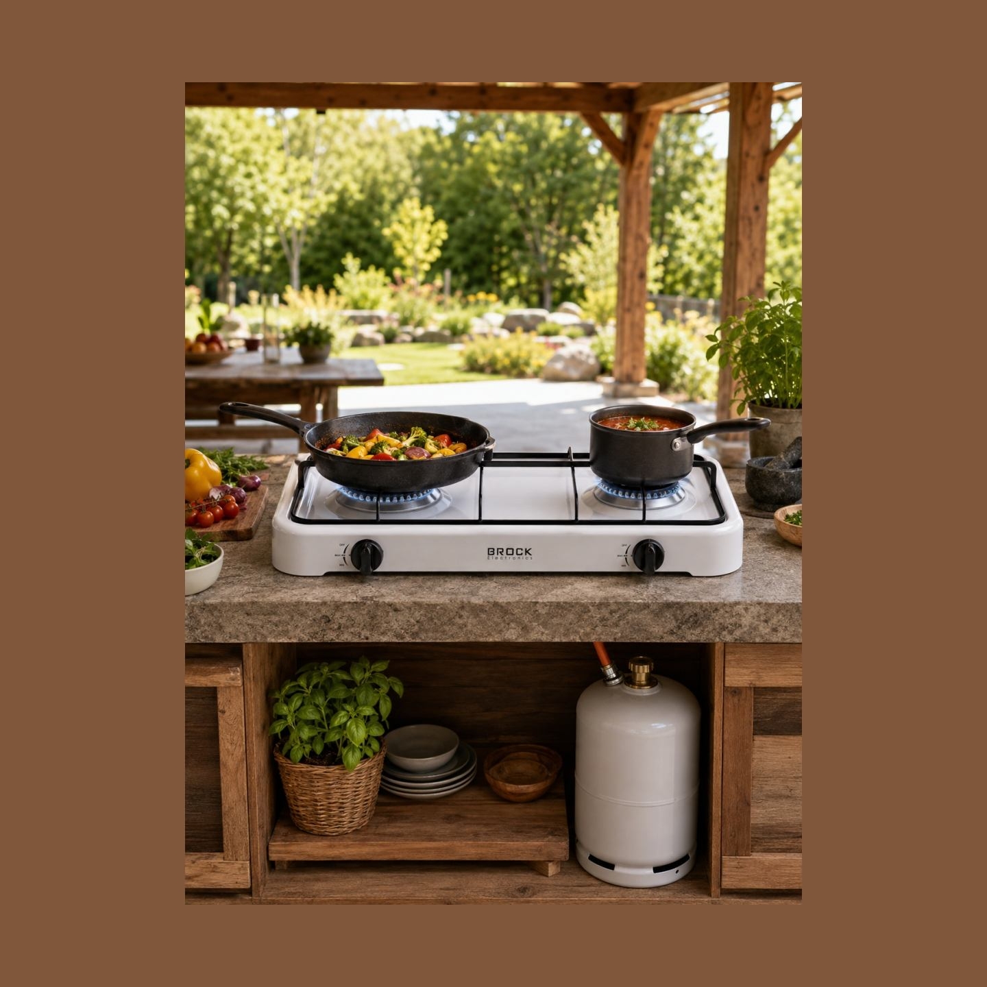 Brock GS 002 W Gas Stove