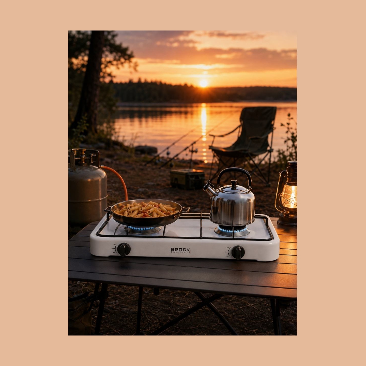 Brock GS 002 W Gas Stove