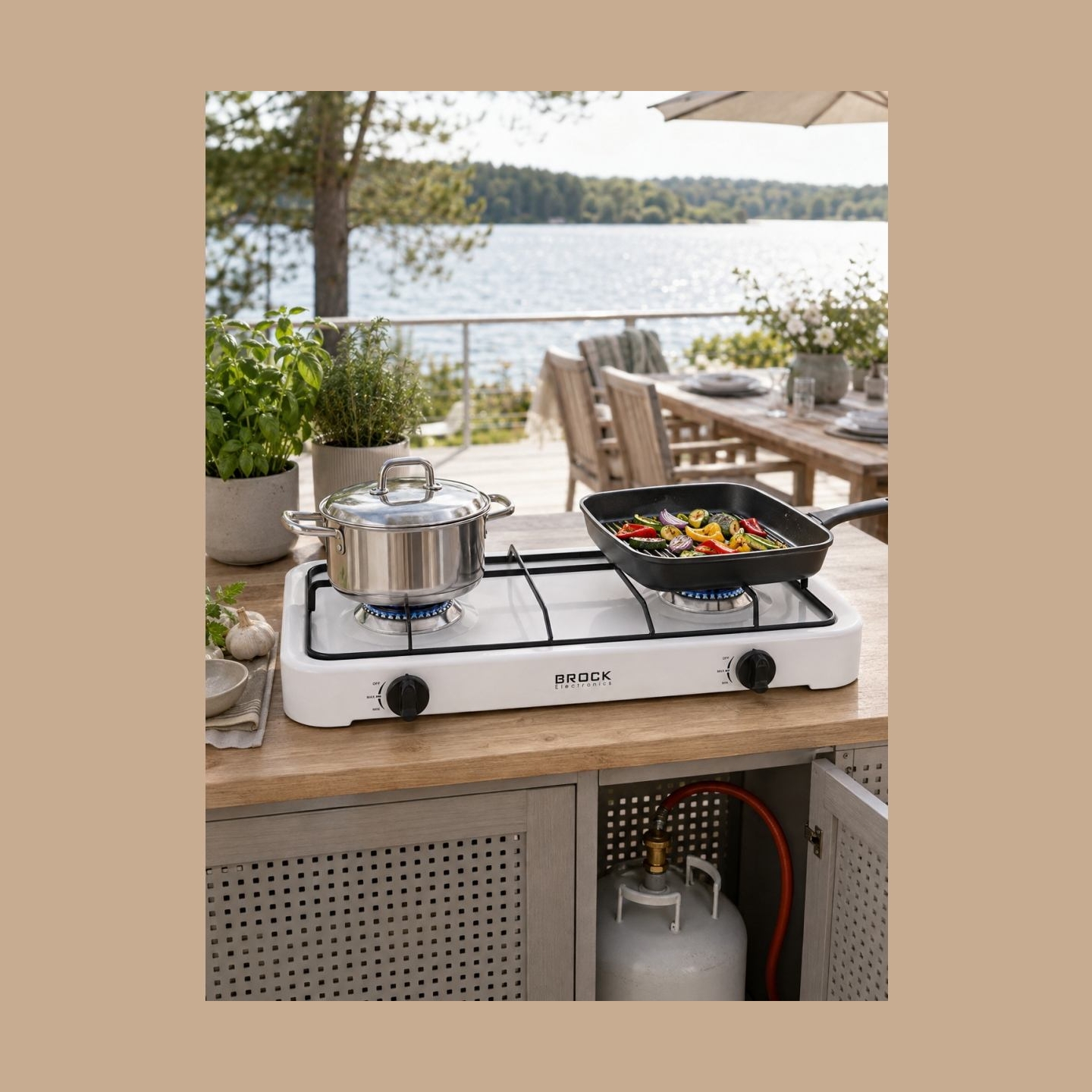 Brock GS 002 W Gas Stove