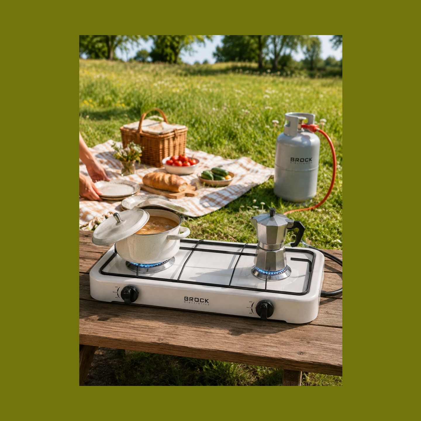 Brock GS 002 W Gas Stove