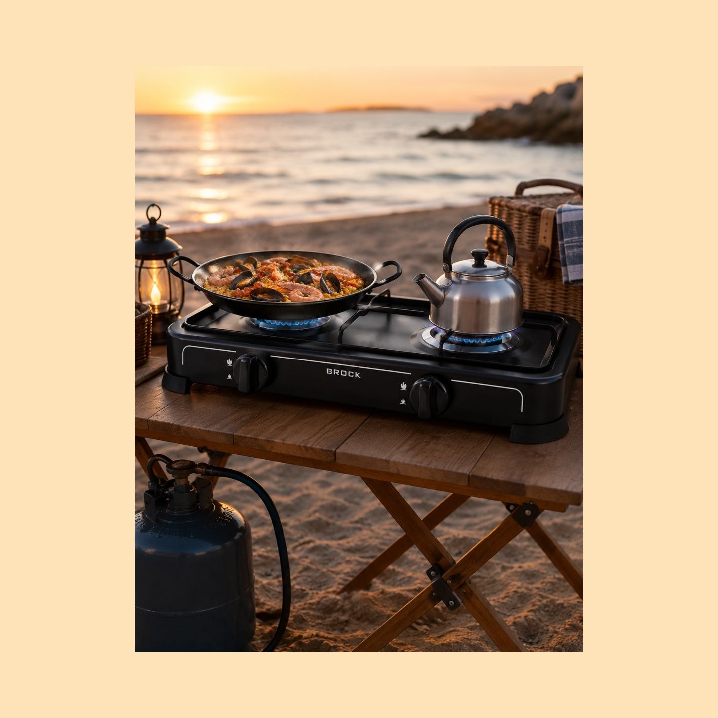 Brock GS 2002 BK Gas Stove