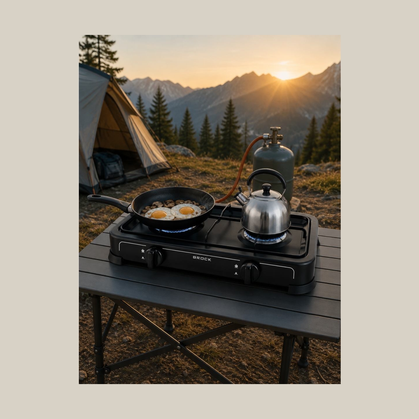 Brock GS 2002 BK Gas Stove