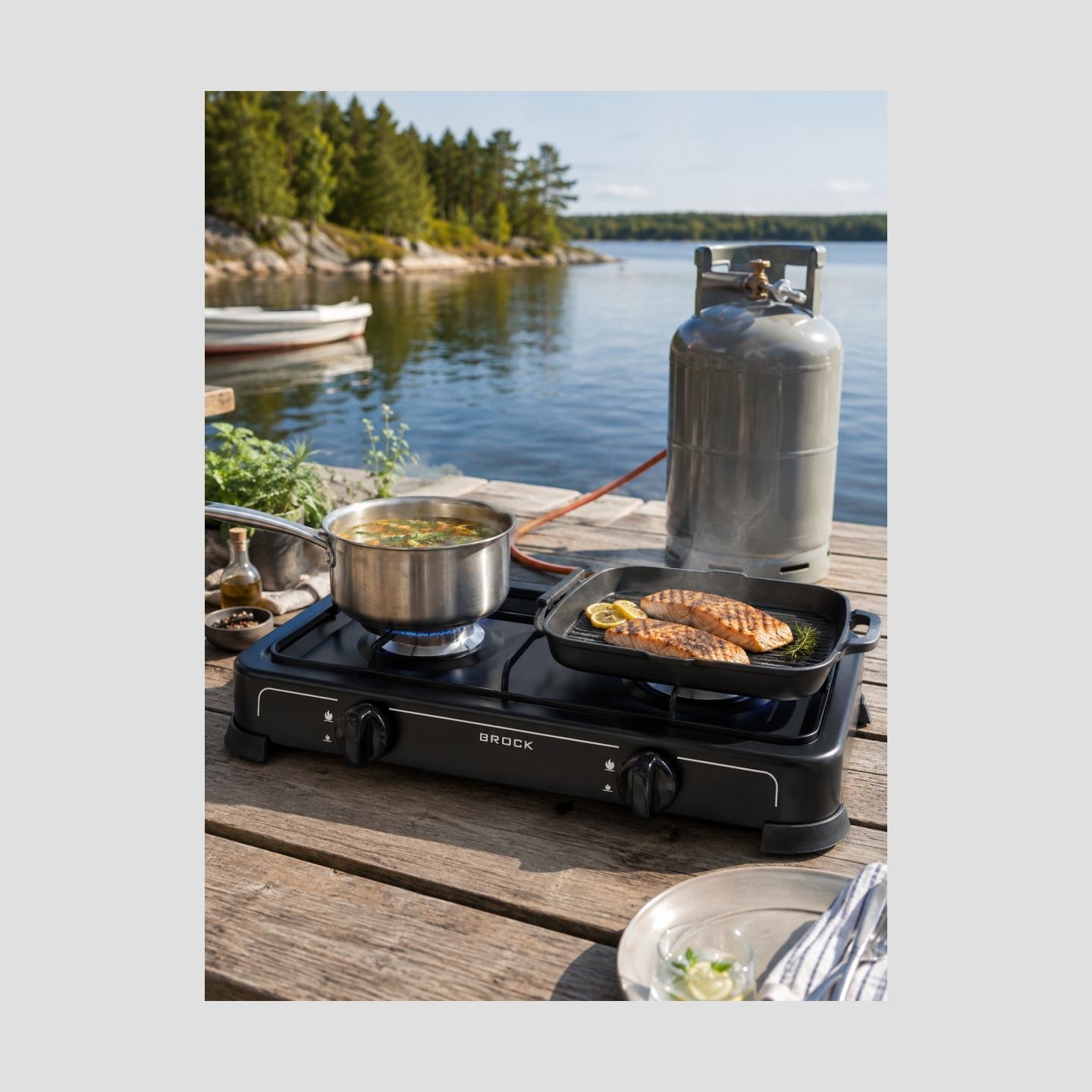 Brock GS 2002 BK Gas Stove