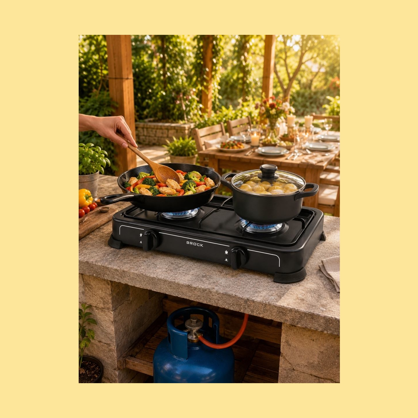 Brock GS 2002 BK Gas Stove