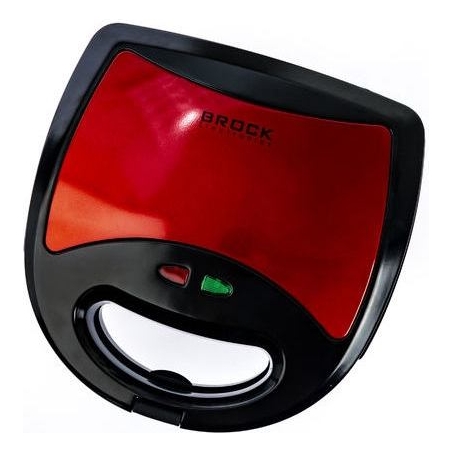 Brock SSM 2003 RD 3 in 1 Sandwich/Waffle Maker And Grill 750W, Black/Red