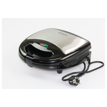 Brock SSM 2004 SS 3 in 1 Sandwich/Waffle Maker And Nutlet Makerl 750W, Black/Steel