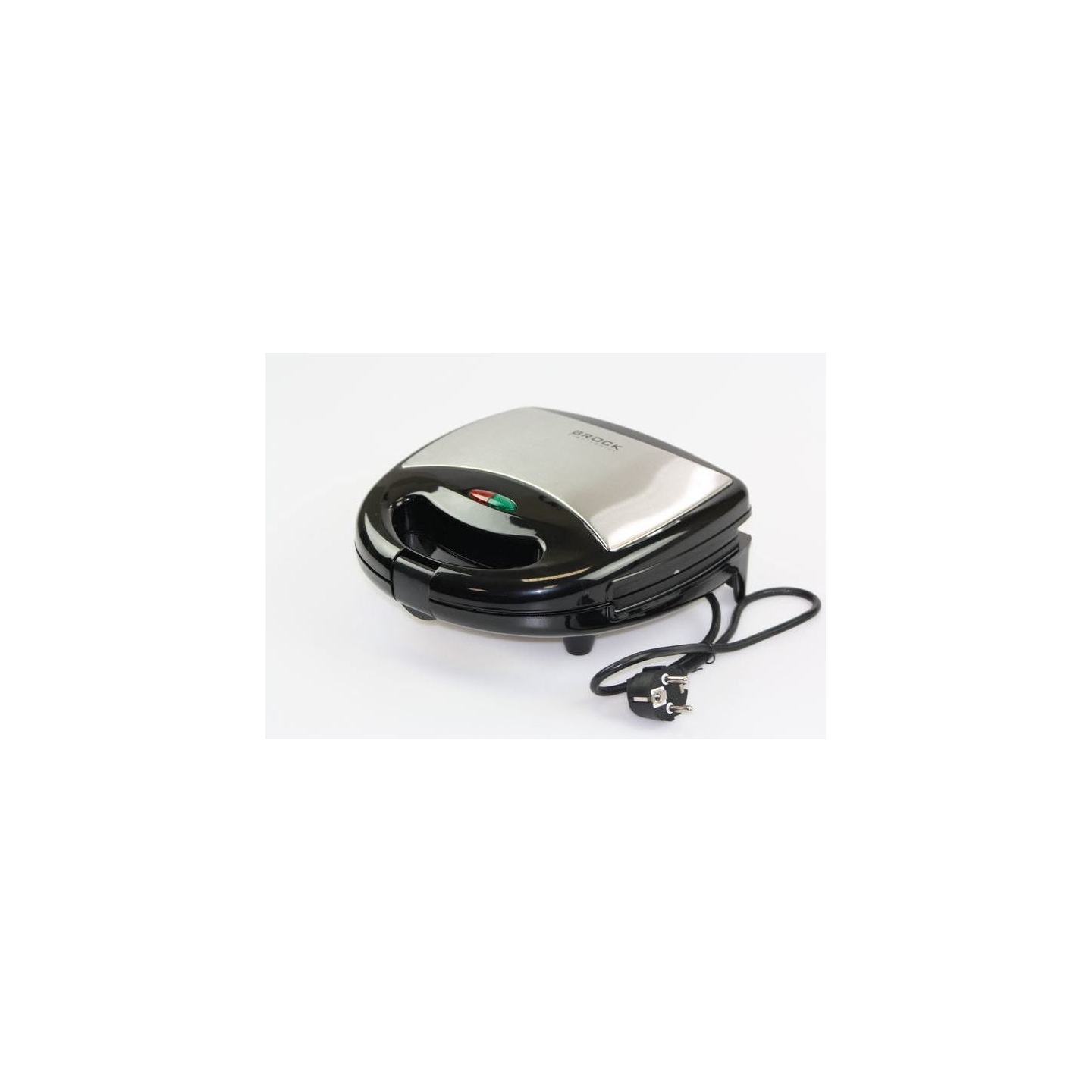Brock SSM 2004 SS 3 in 1 Sandwich/Waffle Maker And Nutlet Makerl 750W, Black/Steel