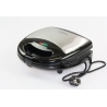 Brock SSM 2004 SS 3 in 1 Sandwich/Waffle Maker And Nutlet Makerl 750W, Black/Steel