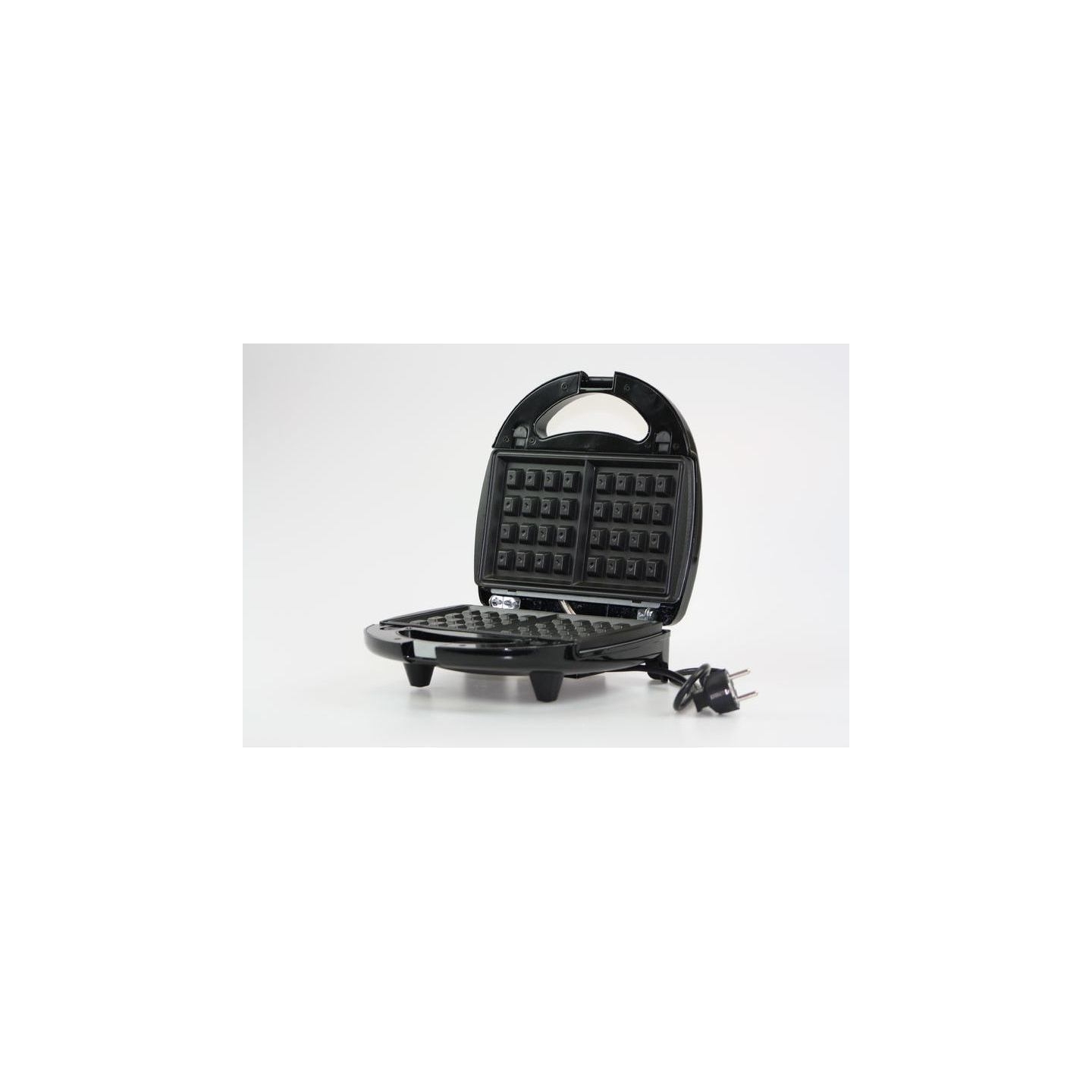 Brock SSM 2004 SS 3 in 1 Sandwich/Waffle Maker And Nutlet Makerl 750W, Black/Steel