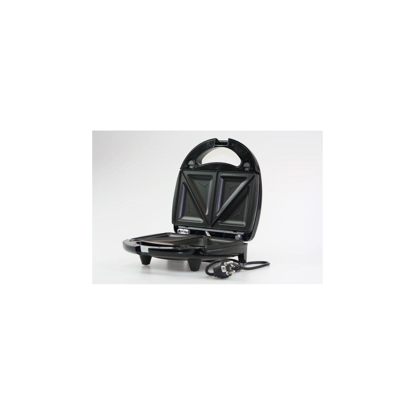 Brock SSM 2004 SS 3 in 1 Sandwich/Waffle Maker And Nutlet Makerl 750W, Black/Steel