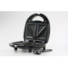 Brock SSM 2004 SS 3 in 1 Sandwich/Waffle Maker And Nutlet Makerl 750W, Black/Steel