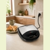 Brock SSM 2004 SS 3 in 1 Sandwich/Waffle Maker And Nutlet Makerl 750W, Black/Steel