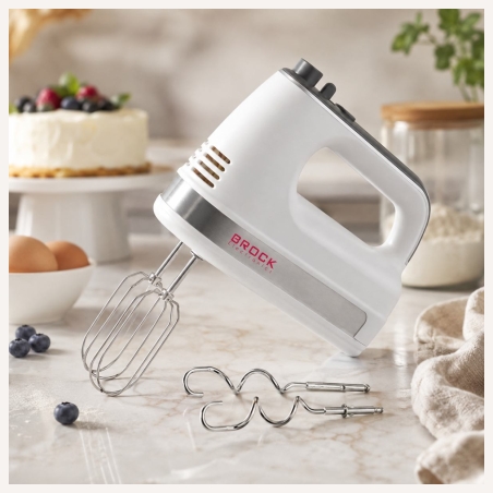 Brock HM 5003 WH Hand Mixer 300W, White