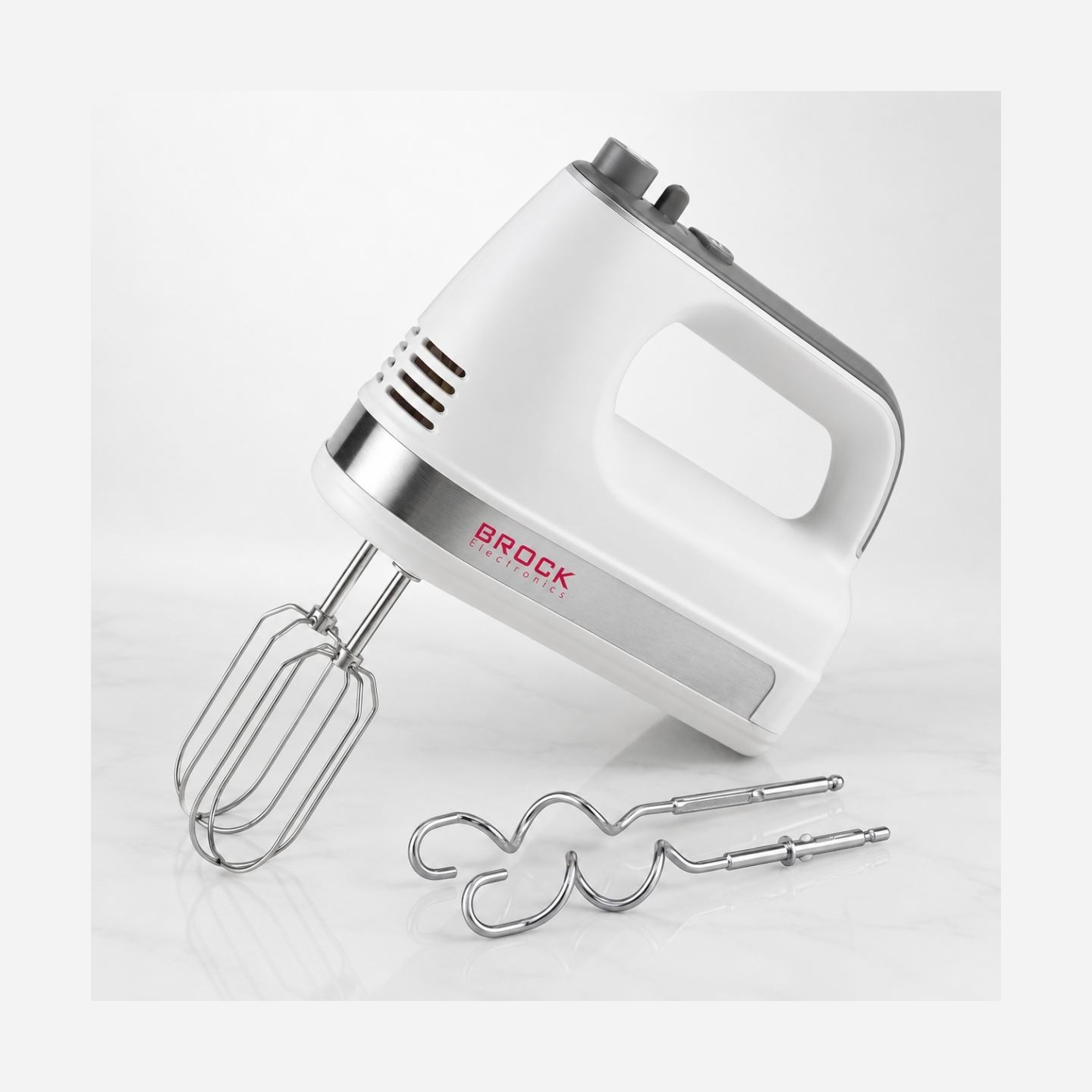 Brock HM 5003 WH Hand Mixer 300W, White