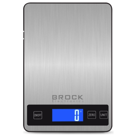 Brock SKS 1008 Large Size Digital Kitchen Scale With LED Display