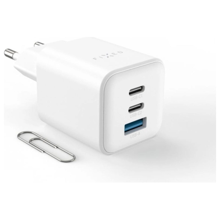 Fixed Mini 2x USB-C and USB GaN Charger 65W