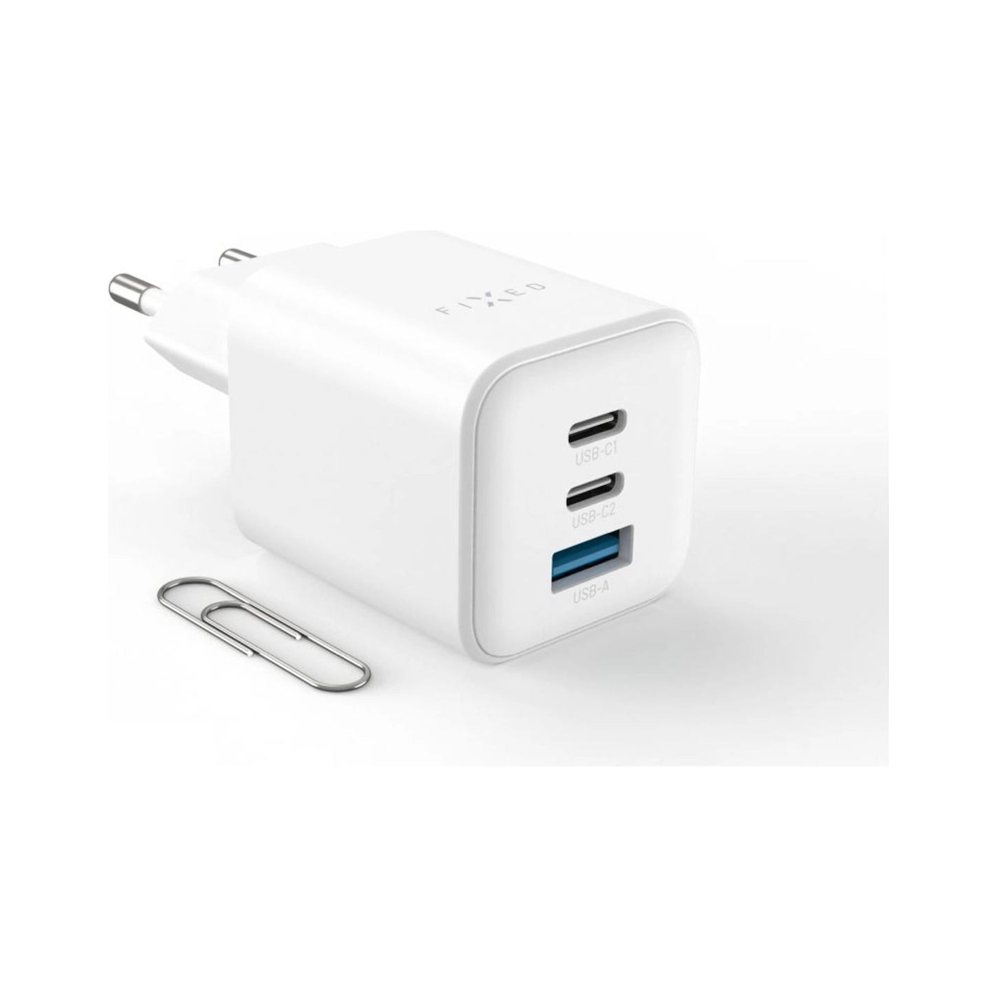 Fixed Mini 2x USB-C and USB GaN Charger 65W
