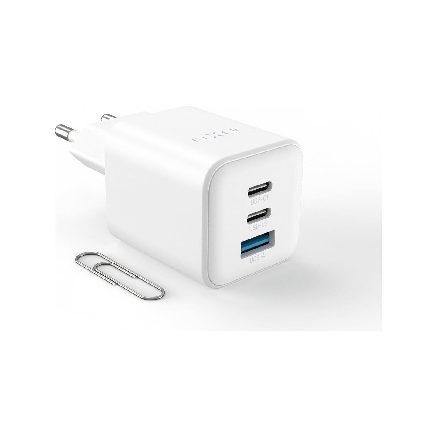 Fixed Mini 2x USB-C and USB GaN Charger 65W