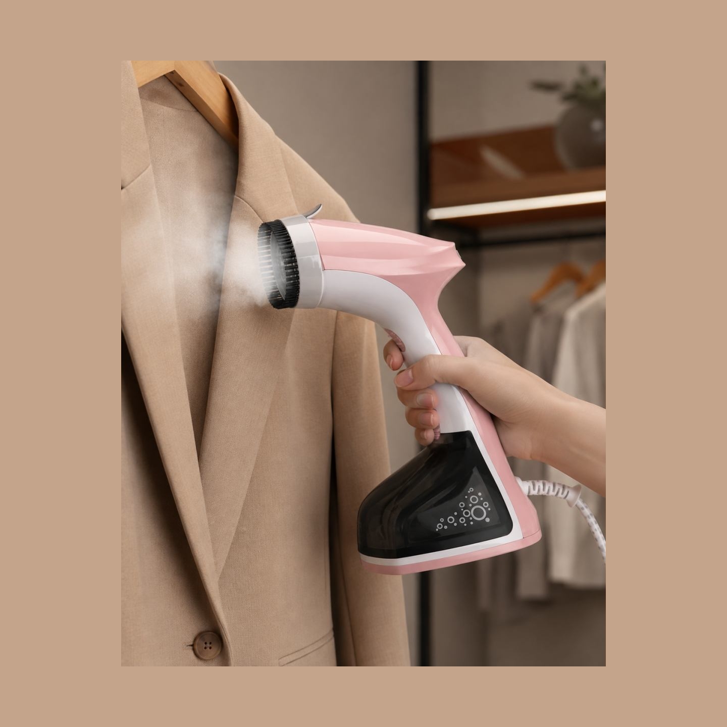 Brock PSI 2202 PK Steam Iron 1400-1600W, Pink