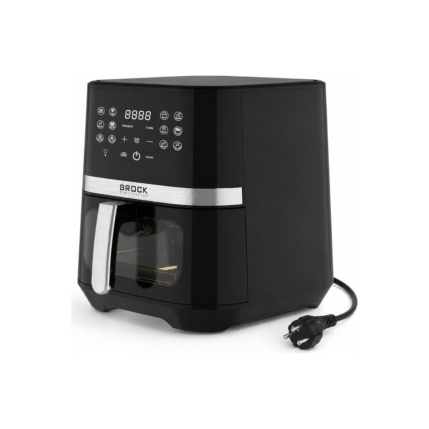 Brock DAF 6501 G Air Fryer 6,5L 1800W, Grey