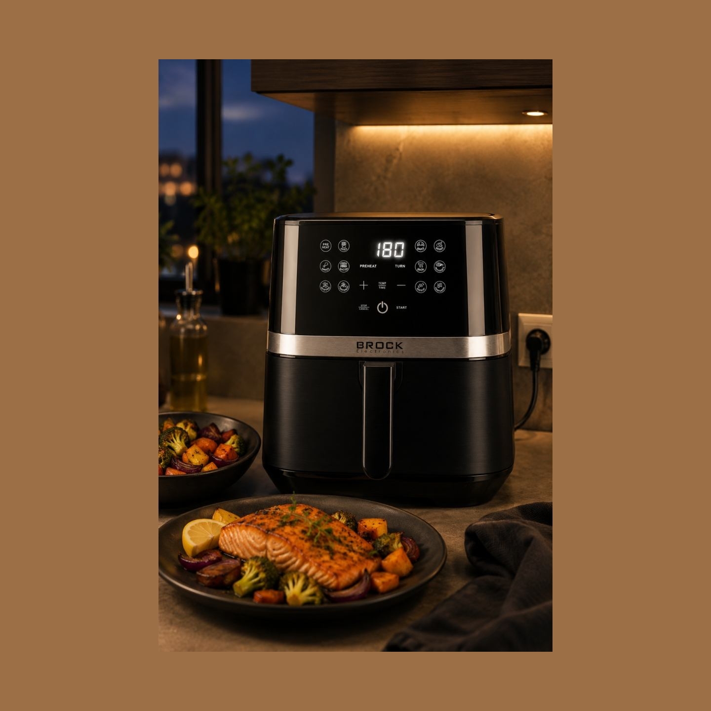 Brock DAF 6502 Air Fryer 6,5L 1800W