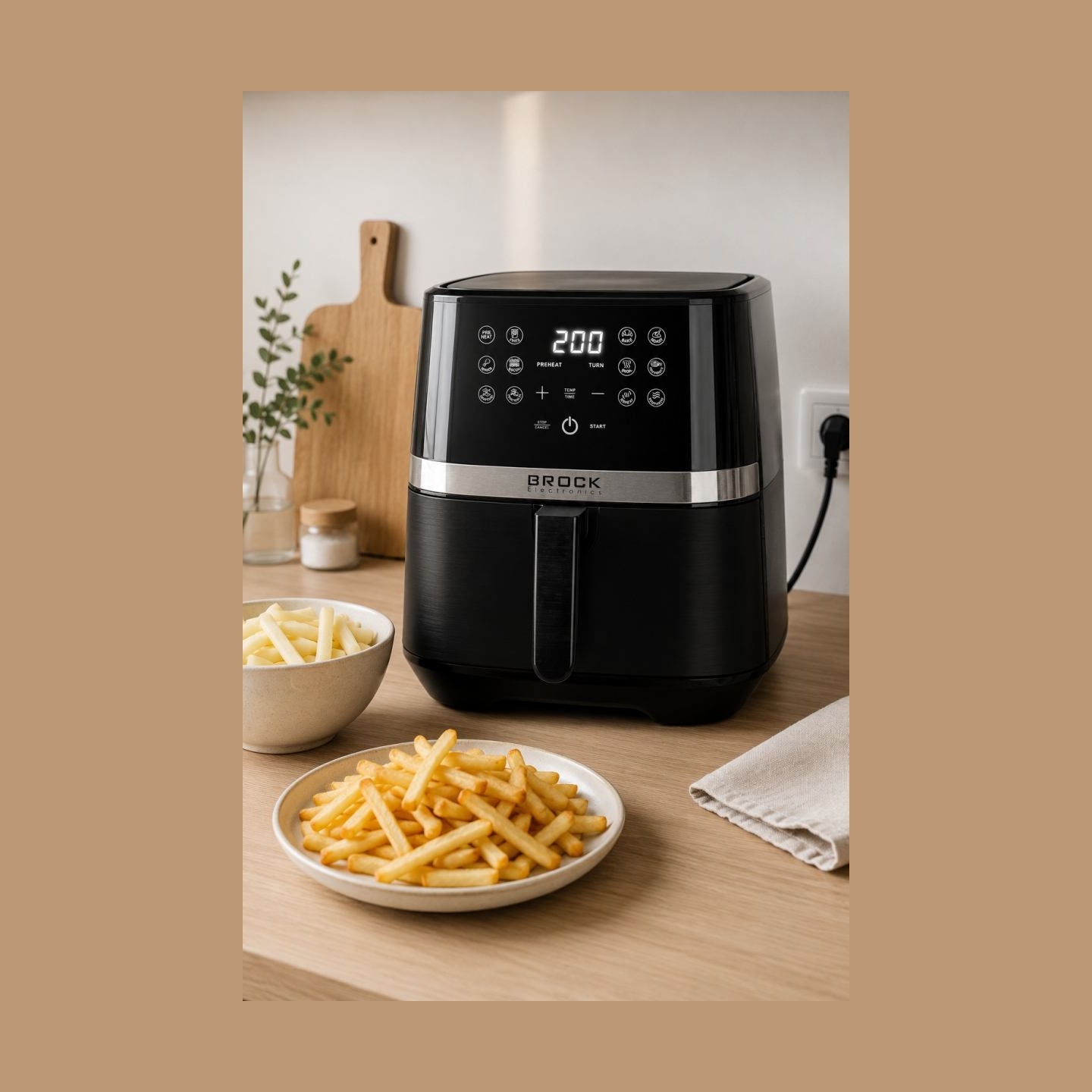 Brock DAF 6502 Air Fryer 6,5L 1800W