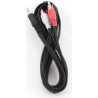 Cablexpert | 2.5m, 3.5mm/2xRCA, M/M | 3.5mm | 2 x RCA