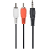 Cablexpert | 2.5m, 3.5mm/2xRCA, M/M | 3.5mm | 2 x RCA